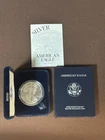 2001- *W* $1 AMERICAN SILVER PROOF EAGLE w/OGP & COA - FREE SHIPPING!