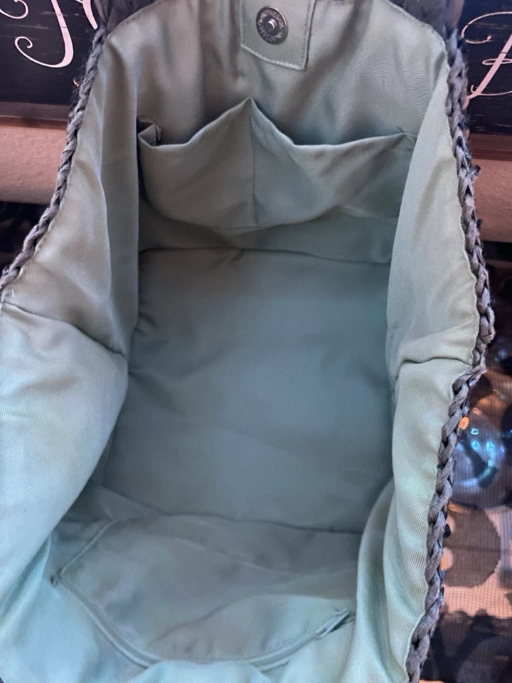 Jimmy Choo “Authentic” Woven Sequin Tote Purse - Image 3 of 3