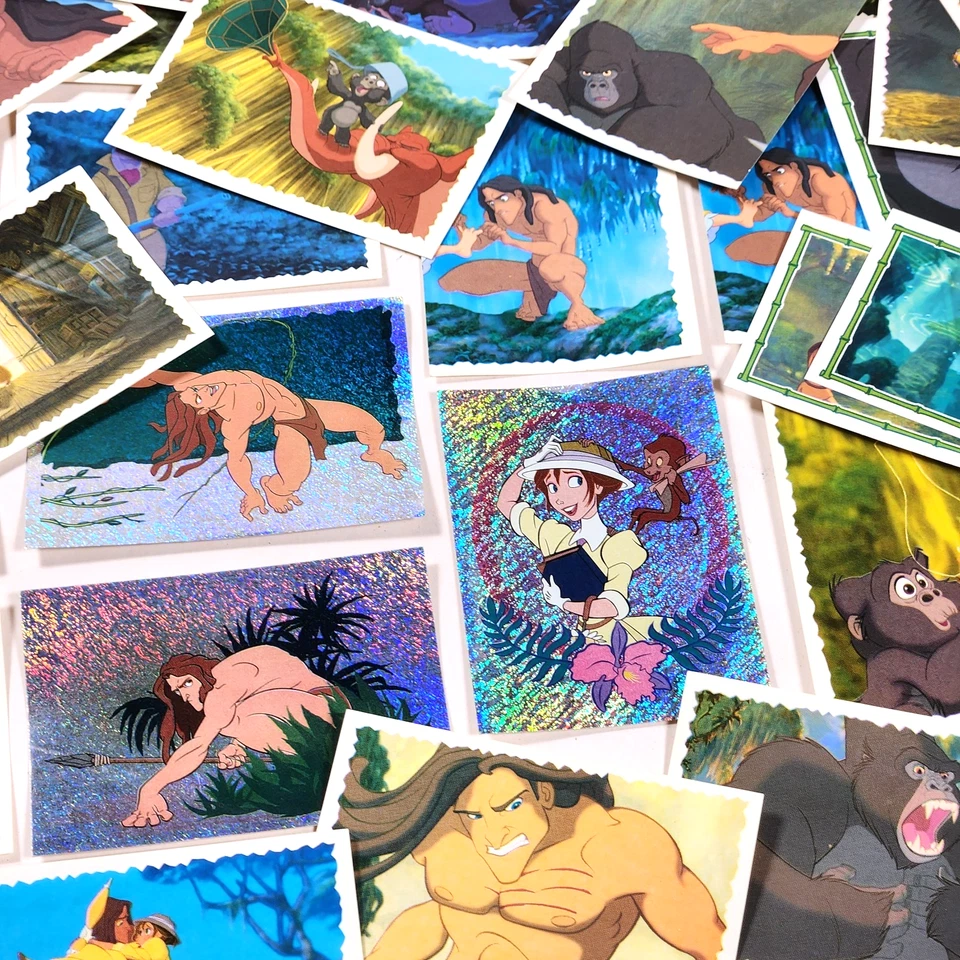 1999 Panini Disney's Tarzan 50+ Album Stickers Lot Mint Condition Made in Italy - Image 4 of 4
