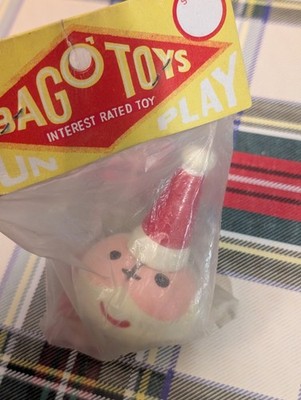 Vtg Spinning Santa Top - SEALED Bag O' Toys Japan - Rare Christmas Holiday Toy