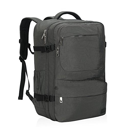44L Airline Approved Carry-On Travel Backpack in Grey