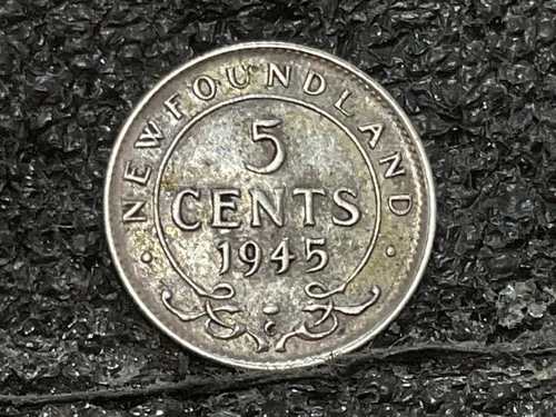 1945 Newfoundland 5 Cents — photo from the most recent tracked eBay sale