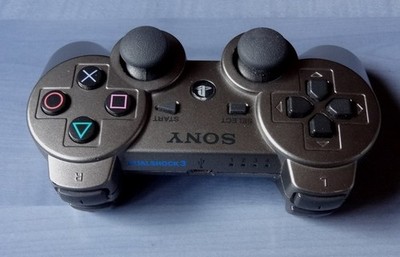 1 original Sony PS3 Dualshock 3 Controller GREY METALLIC Playstation 3