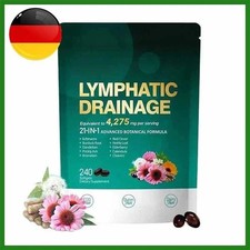 Lymphatic Drainage Supplements, 240 Softgels,...