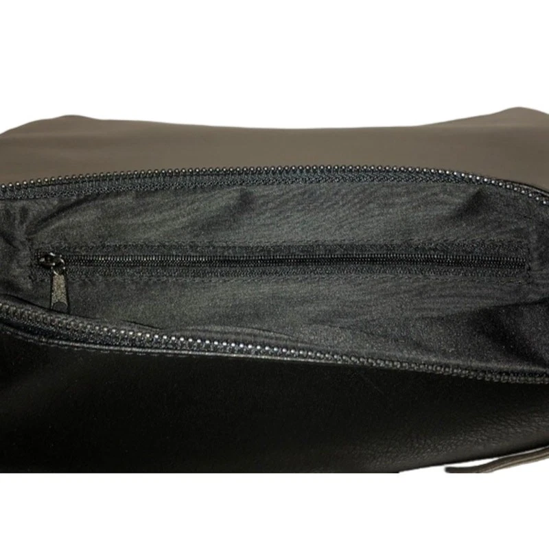 Rampage 可调式斜挎包手拿包 黑色 银色 钱包 全新 — 第 4/4 张图片