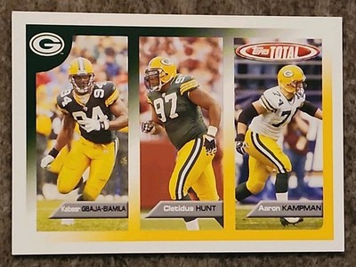 2005 Topps Total - Aaron Kampman (RC), Kabeer Gbaja-Biamila, Cletidus Hunt #59