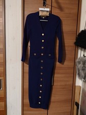 Michael kors ☆ Long One-piece Dress Xs Navy Blue☆ Shipping Included 