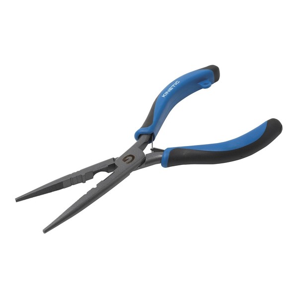 Kinetic Cs Plier Straight Nose 22Cm Blue/Black - Angelzange, HakenlöSer, Zange-image