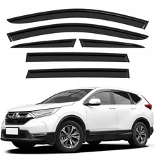 For 2017-2022 Honda CR-V Tape-on Window Visors Vent Rain Guards Wind Deflector