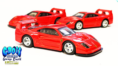 Hot Wheels Ferrari F40 Competizione Red Custom ?/3 Signed CBOii Customz