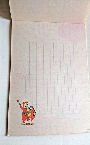 Hanna barbera  vintage Yogi Bear notebook kokuyo rare Yogi Bear - Picture 7 of 9