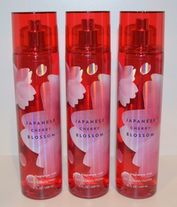 Details About Lot Of 3 Bath Body Works Japanese Cherry Blossom Fragrance Mist Spray Splash 8oz