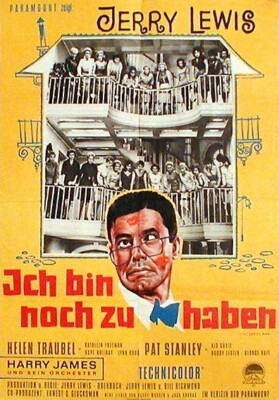 Jerry Lewis in ICH BIN NOCH ZU HABEN Originalplakat EA von 1961