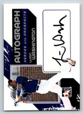 2011 ITG Heroes AUTO #LW LeVon Washington S2 *#/390 (ref 210739)