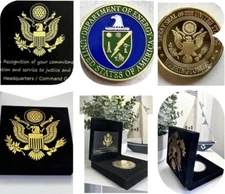 DOE US Department of ENERGY Government Challenge Coin - USA