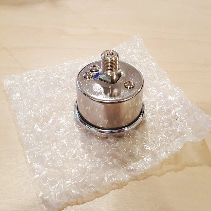 Aspiradora Marshall Gauge 0-30 Hg 1,5" Midnight Chrome 1/8" NPT (llena de líquido) Foto 2 de 3