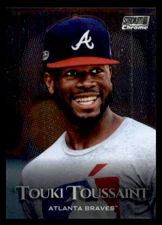 2019 Stadium Club Touki Toussaint  Chrome  #SCC-75 Atlanta Braves