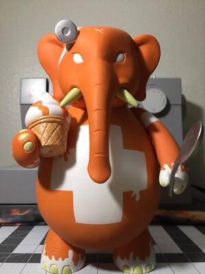 ドクターボム オレンジバニラ スワール 10” フランク コジック 2006 Toy2r Dr. Bomb Orange Vanilla Swirl 10” Frank Kozik 2006 | eBay