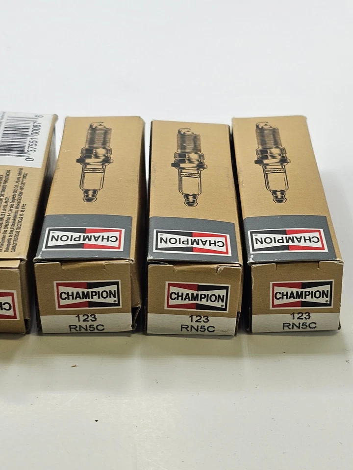 (CANTIDAD 4) Bujías de cobre Champion 123-rn5C para Lamborghini Countach 5000 1985 Foto 4 de 4