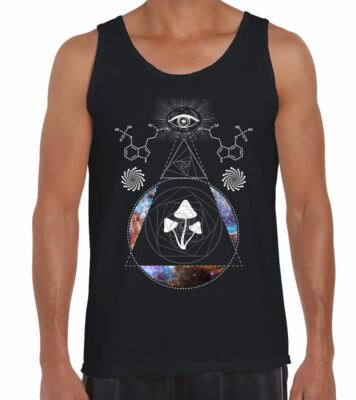 Magic Mushroom Trip Psychedelic Men's T Shirt - Hong Kong