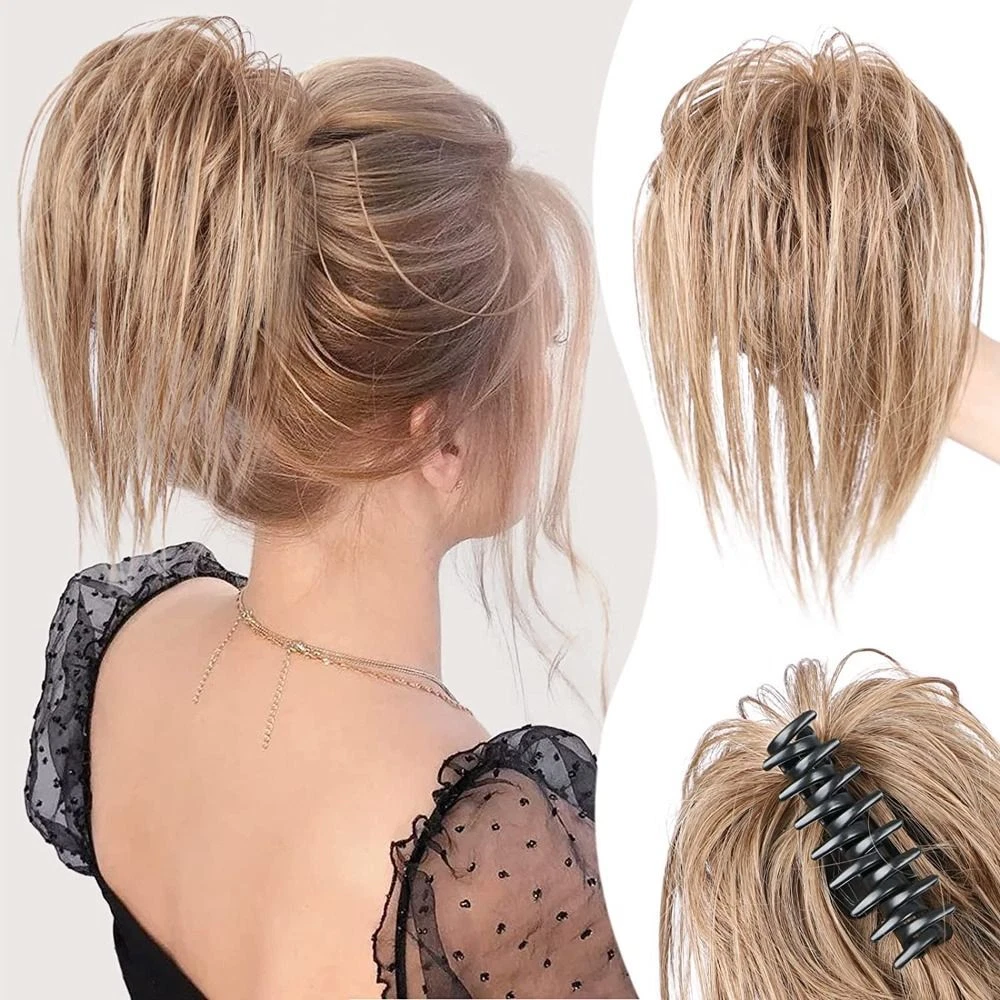 Fake hair top pieces for women