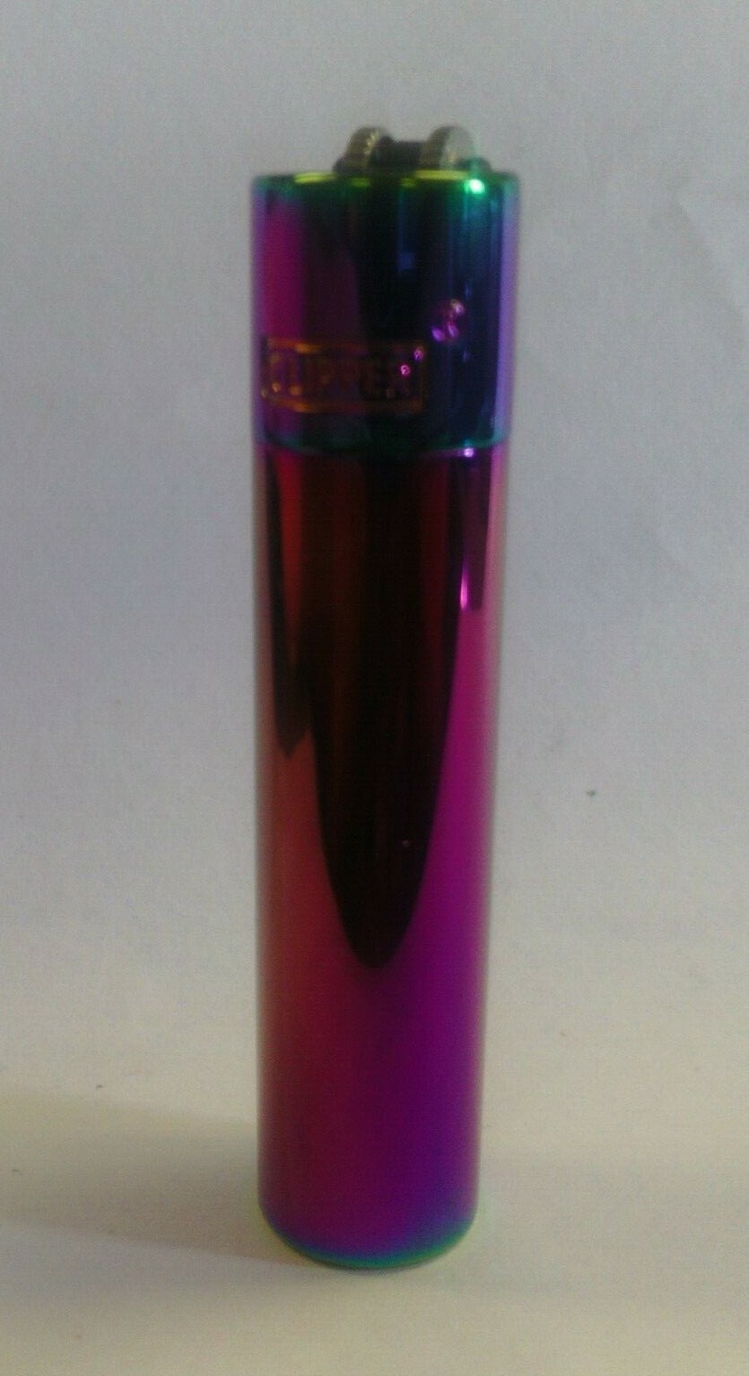 Refillable Icy Iridescent With Metal Carrying Case