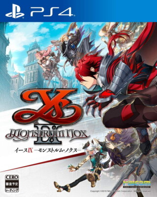 PS4 Ys IX: Monstrum Nox Nihon Falcom Action RPG Japan Import NTSC-J