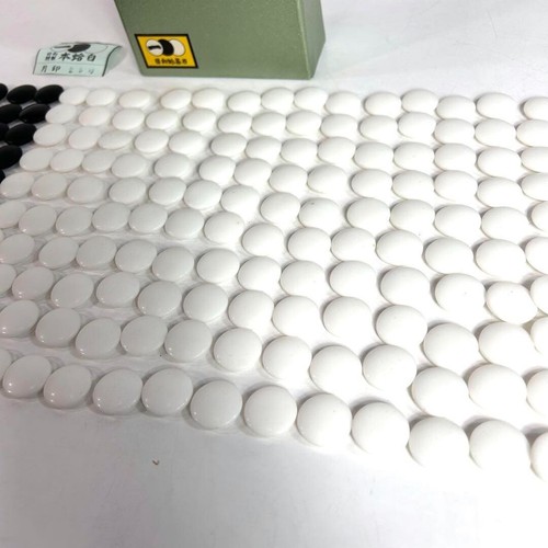 High-grade Go stones set Hamaguri Nachiguro Japanese IGO game - Picture 5 of 14