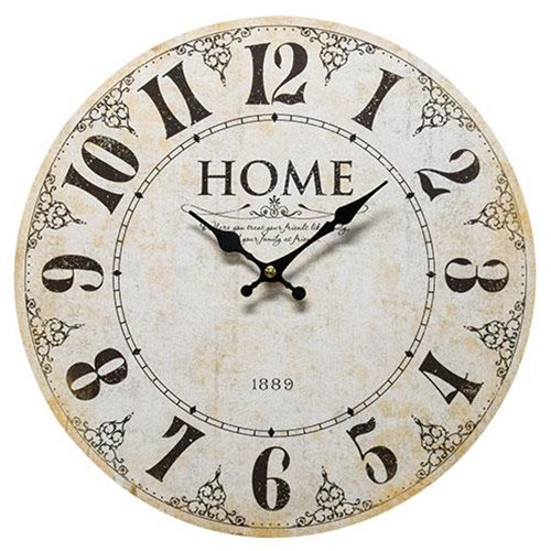 French Country HOME WALL CLOCK Kitchen Farm~Where You Treat Friends like Family
