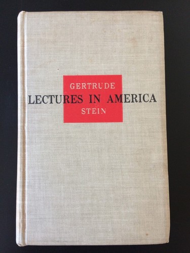 Lectures in America by Gertrude Stein (First / 1st Edition) Collectable Book