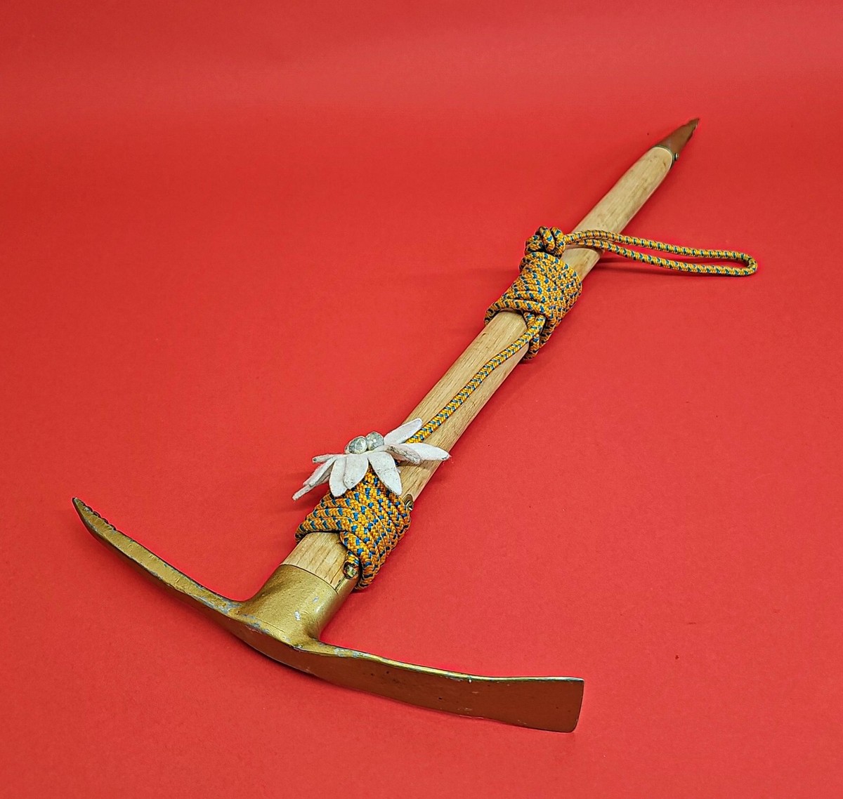 溶けたアイス　古竹　吉明刀　人物鼠彫　杖　長さ約87cm　V　R9068 Vintage Unusual Walking Stick Pickle Axe Ice Axe Eispickel | eBay