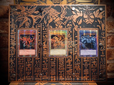 Display Card Obelisk The Tormentor - Slifer The Sky Dragon - Winged Dragon Of Ra