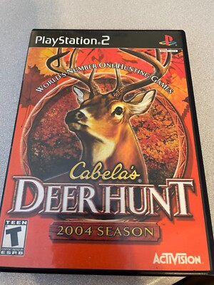PS2 Playstation Cabela's Deer Hunt : 2004 Season game ( free ship to Canada )