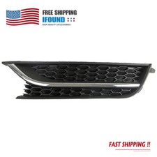 Driver Side For Vw Passat 2012-2015 Front Bumper Fog Light Cover W Chrome Trim