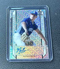 2021 Leaf Metal Draft Maddux Bruns Silver Mojo Auto