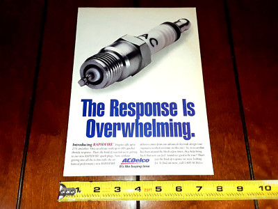 AC DELCO RAPIDFIRE SPARK PLUGS ORIGINAL 1996 AD