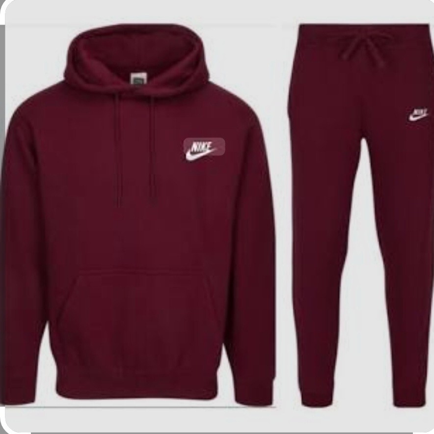 mens burgundy nike sweatsuit eBay
