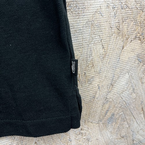 John Varvatos Men's Polo Shirt Black Green Trim Short Sleeve Size Large - Picture 6 of 11