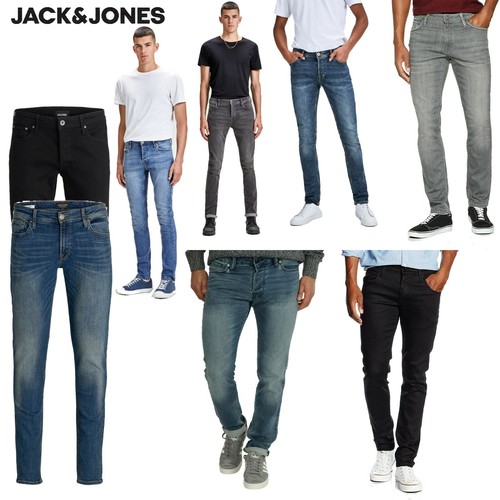 Jack & Jones New Men's Glenn Slim Fit Latest Low Jeans Pants 28-36 | eBay