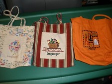 Longaberger Lunch Bag Totes Halloween, Christmas, Spring YOU CHOOSE  T41 
