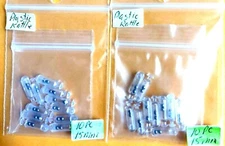 LOT of 2 pack " Plastic Rattles 15mm " total of 20 pc     Fly Tying Rattling