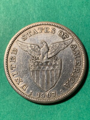 US PHILIPPINES ONE PESO 1907-S #113
