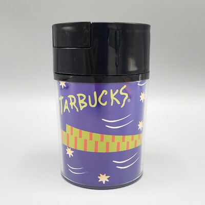 Vintage UNUSED Starbucks Snowman Thermo Serv Plastic Tumbler USA 8 oz Travel Cup