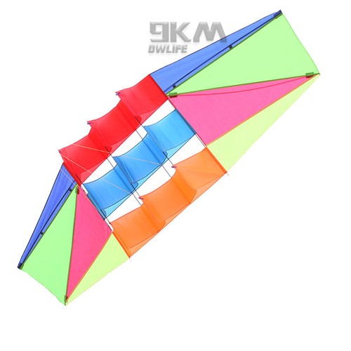 Huge 98inch 30D Radar Kite Power Box with 2pcs 10m Tails Single Line Fun Sports - Picture 4 of 8