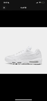 Size 7 - Nike Air Max 95 Essential White Silver
