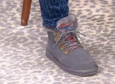 Lamo Women Water  Stain Resistant Lace-Up Suede Boots Sz 6- Linden TINI 61  