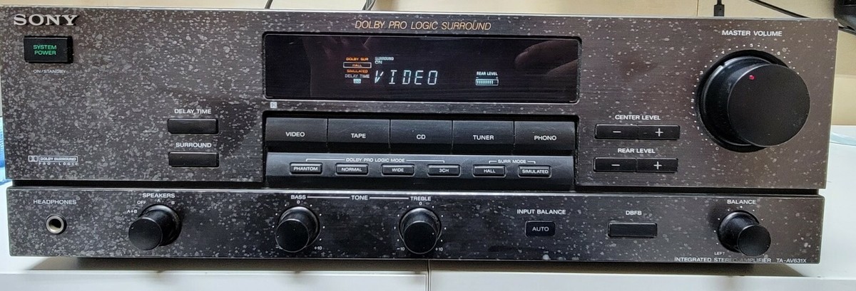 SONY TA-AV631X INTAGATED STEREO AMPLIFIER - TESTED, WORKS! | eBay