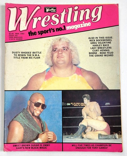 THE WRESTLING NEWS - MÄRZ 1982 # 81 - DUSTY RHODES / SWEET BROWN SUGAR