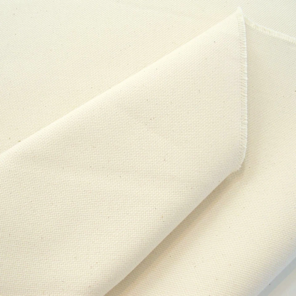 natur Seesack-Canvas Segeltuch schwer robust Öko Baumwoll-Stoff nicht gefärbt - Bild 3 von 3