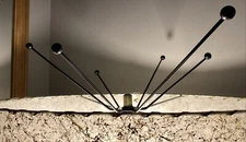 PAIR of Atomic Lamp Shade Sputnik Topper Ornament Lampshade Finial- Any Color!!